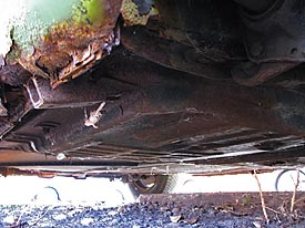 1974 Karmann Ghia Undercarriage