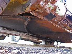 1974 Karmann Ghia Undercarriage