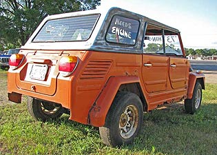 Orange 1973 VW Thing