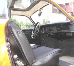 karmann ghia interior