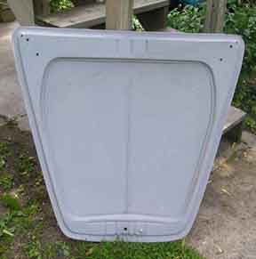 Karmann Ghia hood underside