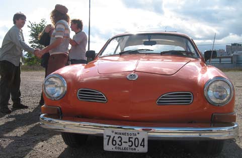 karmann ghia front