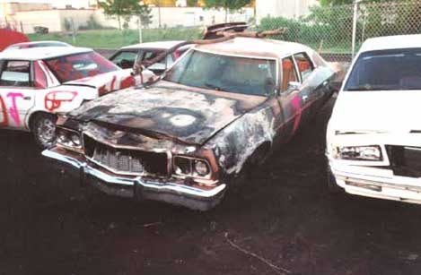 1975 Ford Gran Torino Car Fire