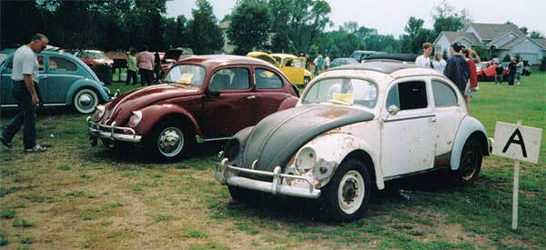 1957 Oval Window VW car show
