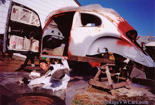 John restores his vw oval window