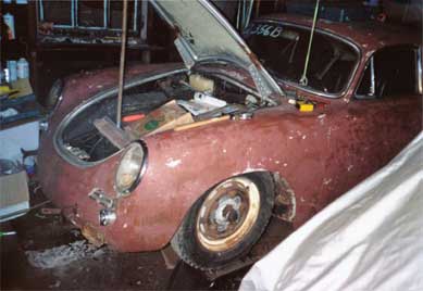 356b porsche pre restoration