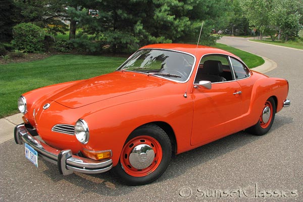 Drivers side 1972 Karmann Ghia